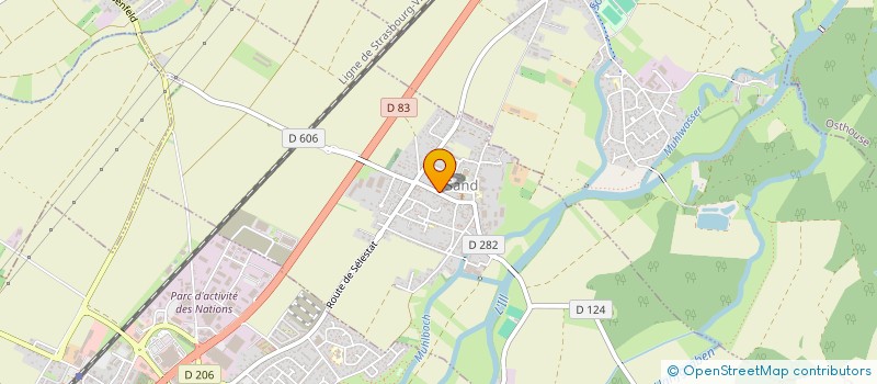 localisation de l'entreprise SCI CAMELEON  SAND