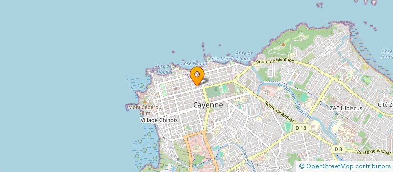 localisation de l'entreprise SCI CAMELEON  CAYENNE