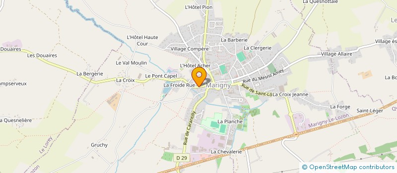 localisation de l'entreprise SCI CAMELEON  MARIGNY-LE-LOZON