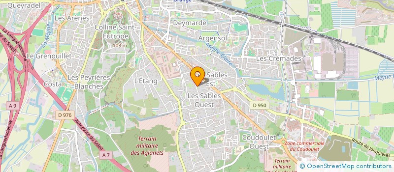 localisation de l'entreprise SCI CAMELIA  BAILLY-ROMAINVILLIERS