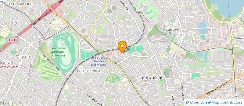 localisation de l'entreprise SCI CAMELIA  LE BOUSCAT