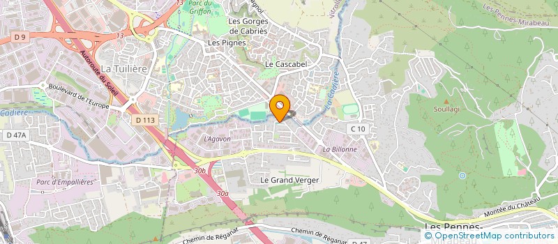 localisation de l'entreprise SCI CAMELIA à LES PENNES-MIRABEAU
