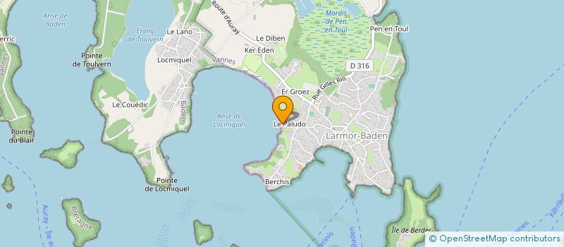 localisation de l'entreprise SCI CAMELIA  LARMOR-BADEN