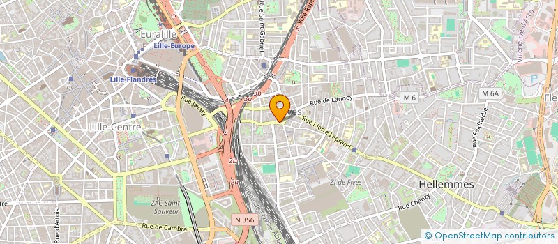localisation de l'entreprise SCI CAMELIA à LILLE