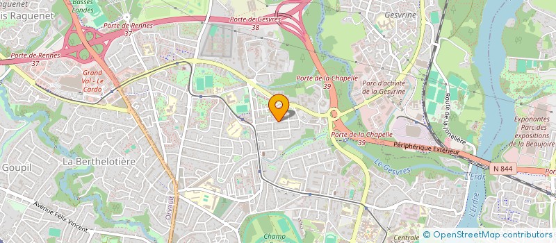 localisation de l'entreprise SCI CAMELIA  NANTES