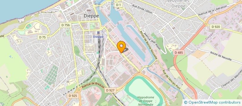 localisation de l'entreprise SCI CAMELIA  DIEPPE