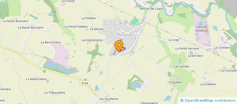 localisation de l'entreprise SCI CAMELIA ET CIE à SEVREMOINE