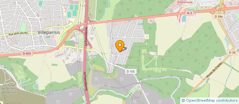 localisation de l'entreprise SCI CAMELIA ET KYLIAN  CLAYE-SOUILLY