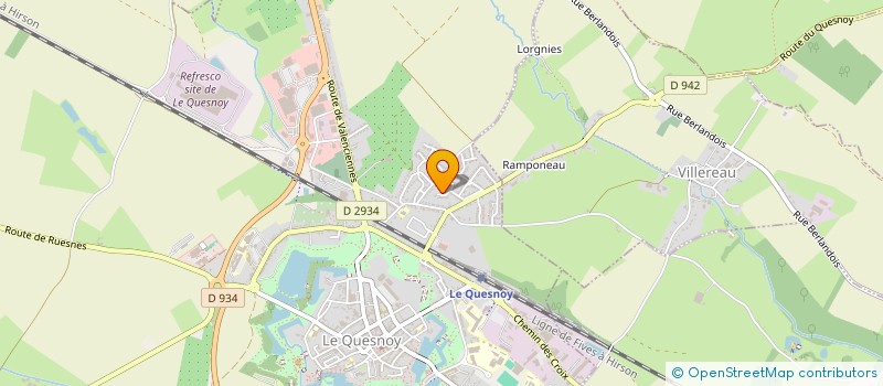localisation de l'entreprise SCI CAMELIADE à LE QUESNOY