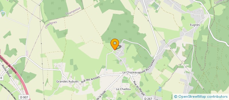 localisation de l'entreprise SCI CAMELIAS  CHAULGNES