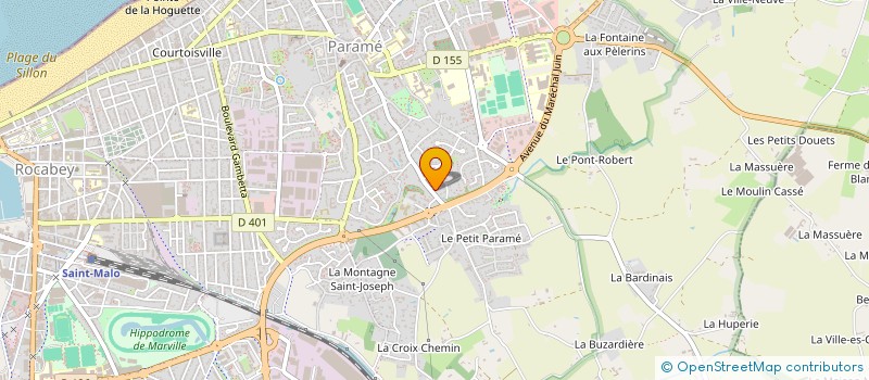 localisation de l'entreprise SCI CAMELIAS  SAINT-MALO