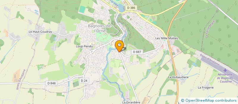 localisation de l'entreprise SCI CAMELIAS INVESTISSEMENTS à BAGNOLES-DE-L'ORNE-NORMANDIE