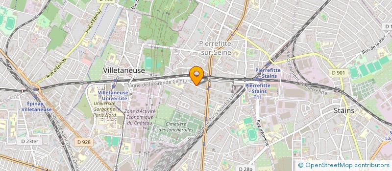 localisation de l'entreprise SCI CAMELINAT à PIERREFITTE-SUR-SEINE