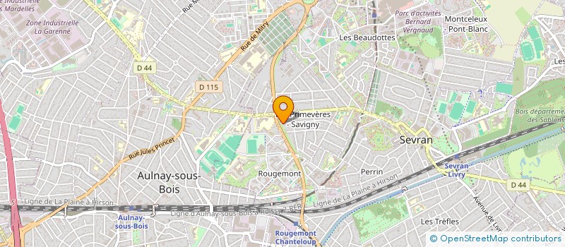 localisation de l'entreprise SCI CAMELINAT  SEVRAN