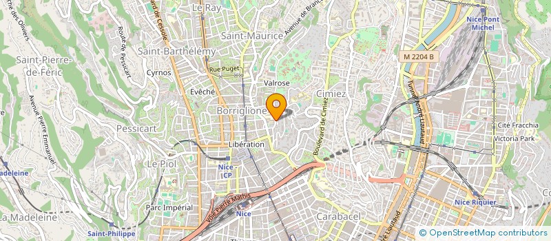 localisation de l'entreprise SCI CAMELINE  NICE