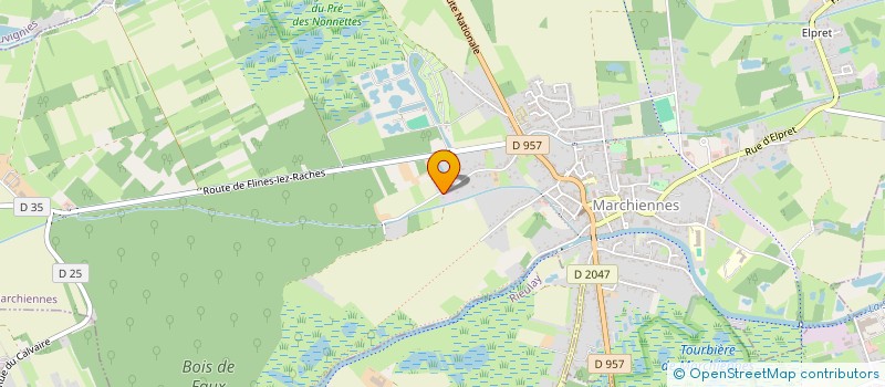 localisation de l'entreprise SCI CAMELINVEST  MARCHIENNES