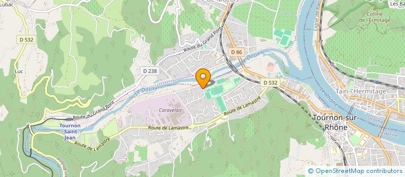 localisation de l'entreprise SCI CAMELIS à TOURNON SUR RHONE