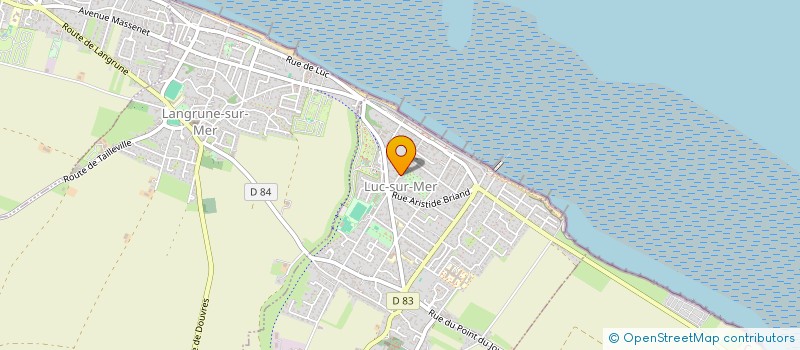 localisation de l'entreprise SCI CAMELLIA  LUC-SUR-MER