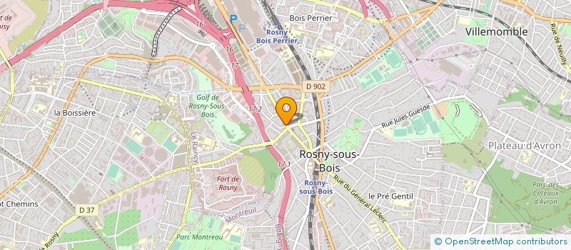 localisation de l'entreprise SCI CAMELO à ROSNY-SOUS-BOIS