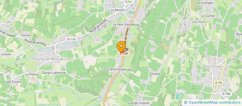 localisation de l'entreprise SCI CAMELO  PORTE DES PIERRES DOREES