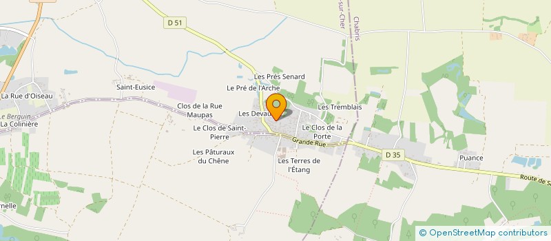 localisation de l'entreprise SCI CAMELOTTE  SELLES-SUR-CHER