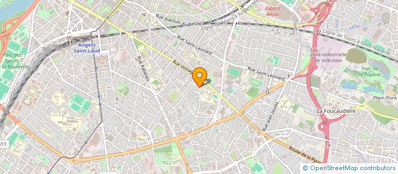 localisation de l'entreprise SCI CAMENI à ANGERS