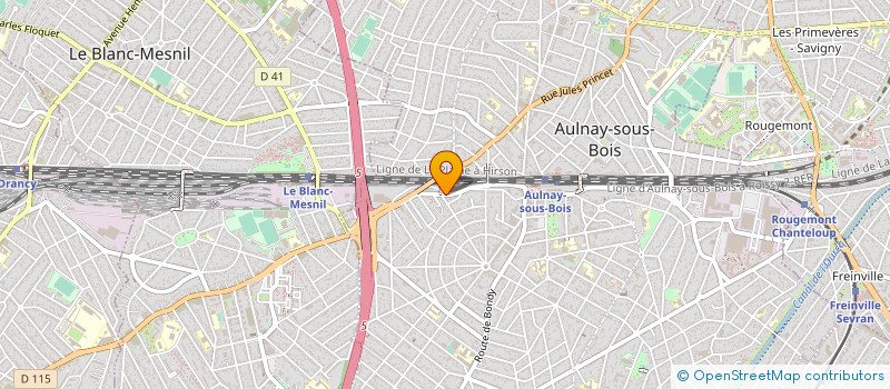 localisation de l'entreprise SCI CAMERA 93 à AULNAY-SOUS-BOIS
