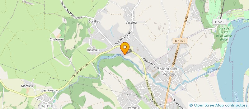 localisation de l'entreprise SCI CAMERON  PORCIEU-AMBLAGNIEU