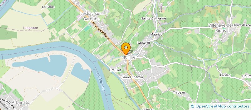 localisation de l'entreprise SCI CAMEST  PAILLET