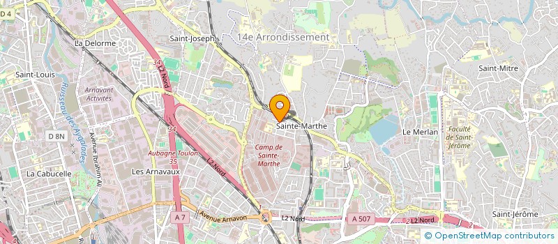 localisation de l'entreprise SCI CAMEVI à MARSEILLE