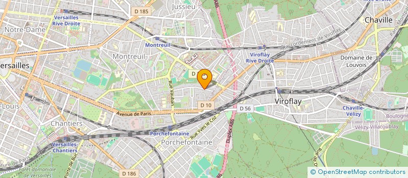 localisation de l'entreprise SCI CAMEY à VERSAILLES