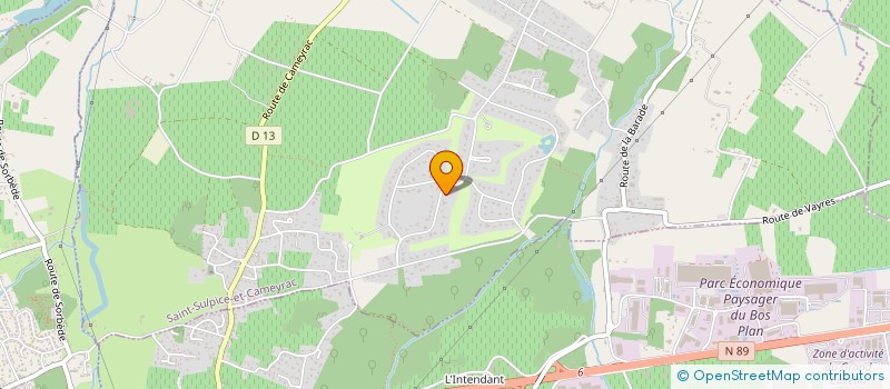 localisation de l'entreprise SCI CAMEYRAC-MONTROUGE  SAINT-SULPICE-ET-CAMEYRAC