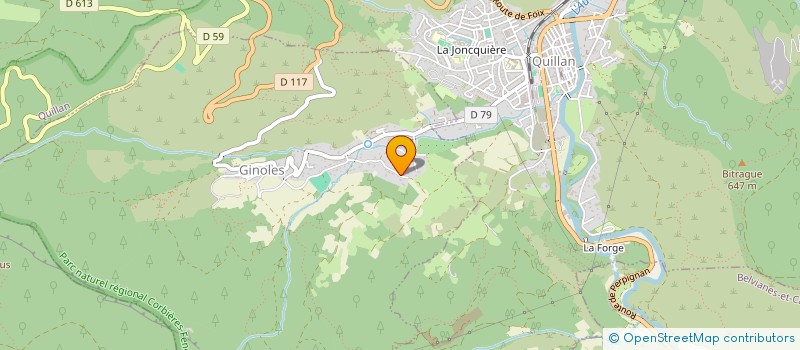 localisation de l'entreprise SCI CAMFA  GINOLES