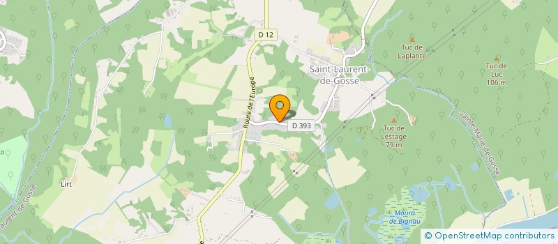 localisation de l'entreprise SCI CAMFRALI  SAINT-LAURENT-DE-GOSSE