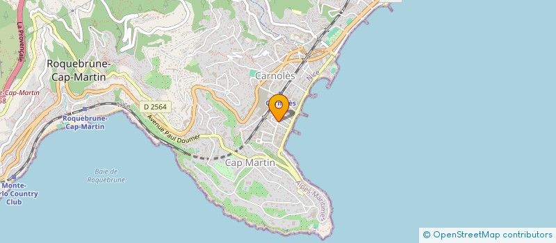 localisation de l'entreprise SCI CAMI à ROQUEBRUNE-CAP-MARTIN