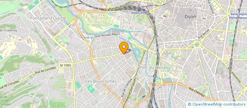 localisation de l'entreprise SCI CAMI à DIJON