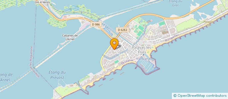 localisation de l'entreprise SCI CAMI à PALAVAS-LES-FLOTS
