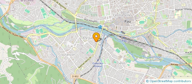 localisation de l'entreprise SCI CAMI à PAU