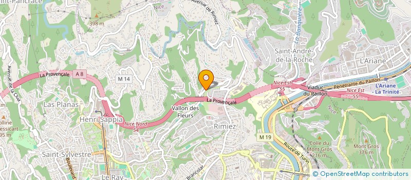 localisation de l'entreprise SCI CAMI INVESTISSEMENTS à NICE