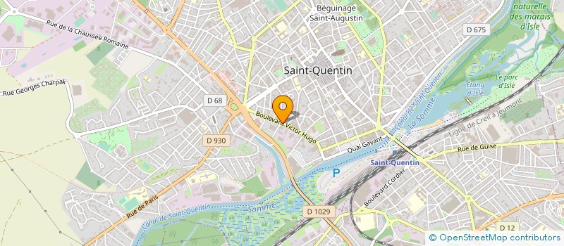 localisation de l'entreprise SCI CAMICHO à SAINT-QUENTIN