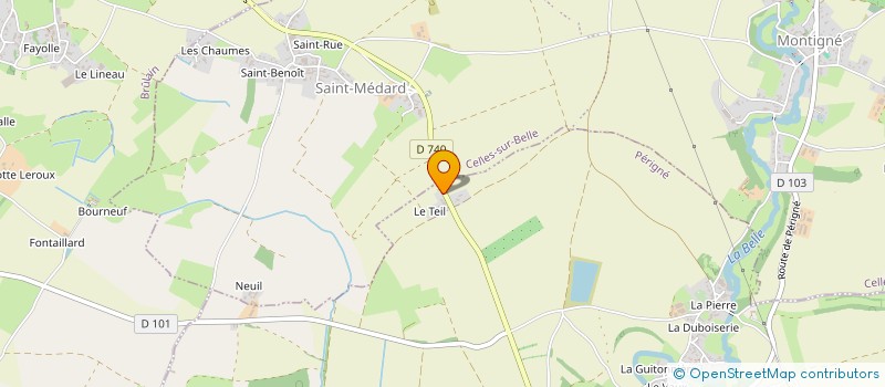 localisation de l'entreprise SCI CAMICIA  PERIGNE