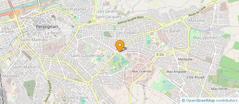 localisation de l'entreprise SCI CAMIEN  PERPIGNAN