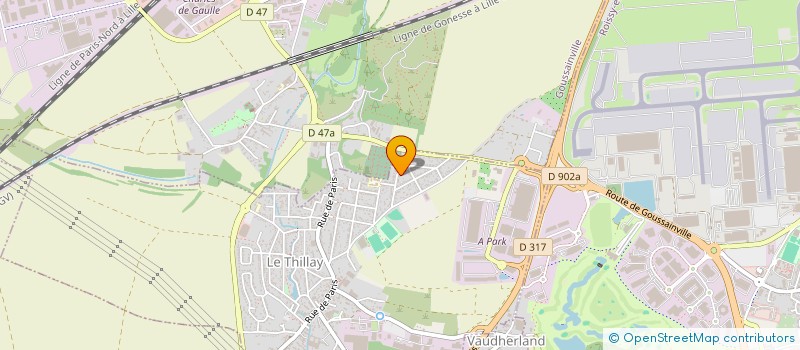 localisation de l'entreprise SCI CAMILA  LE THILLAY