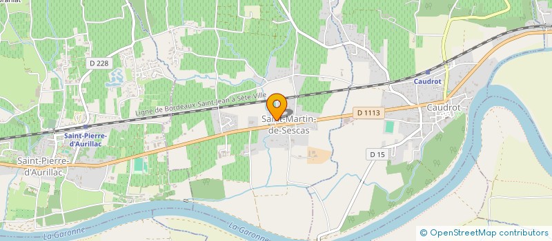 localisation de l'entreprise SCI CAMILIA  CAUDROT