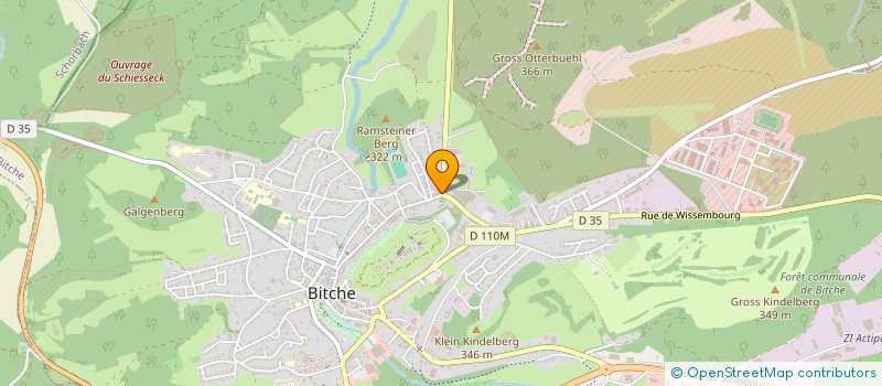 localisation de l'entreprise SCI CAMILICE  BITCHE