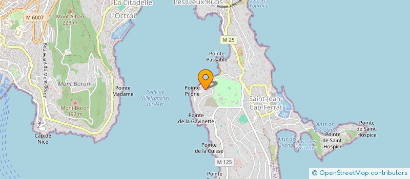 localisation de l'entreprise SCI CAMILLA à SAINT-JEAN-CAP-FERRAT