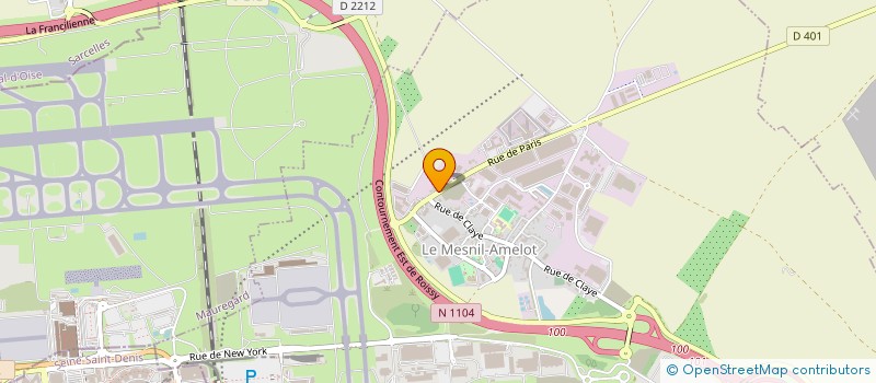 localisation de l'entreprise SCI CAMILLE-1  LE MESNIL-AMELOT