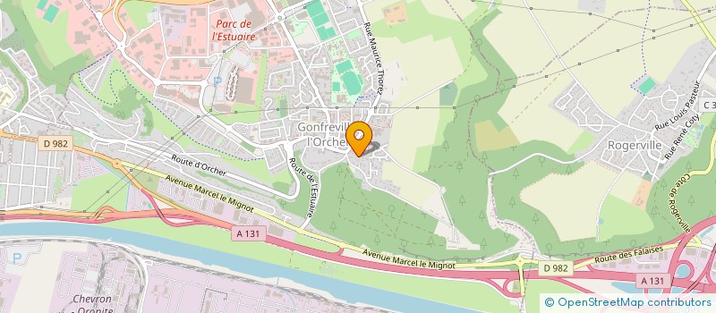 localisation de l'entreprise SCI CAMILLE 2004  GONFREVILLE-L'ORCHER