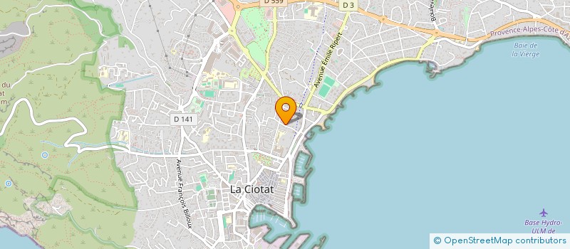 localisation de l'entreprise SCI CAMILLE à LA CIOTAT