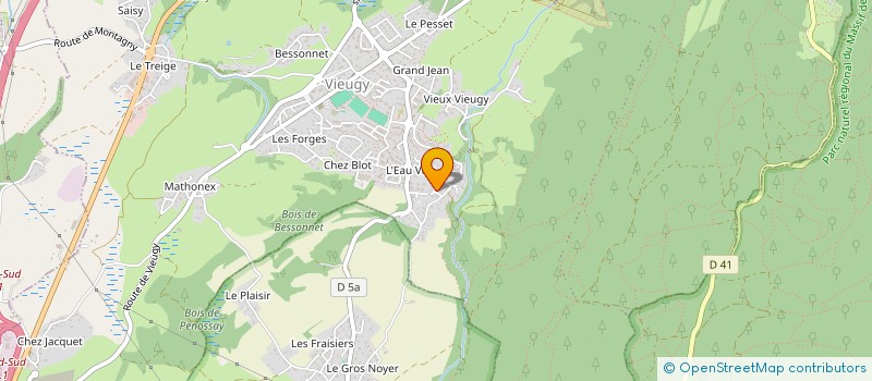 localisation de l'entreprise SCI CAMILLE à ANNECY